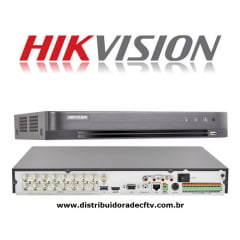 Gravador digital Dvr Stand hikvision DS-7216HUHI-K2- P  16 Canais Digital Turbo 8 megapixel h.265