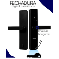 Fechadura Digital Aitek Sigma-FE05 Biométrica Inteligente – Segurança Avançada