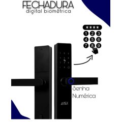 Fechadura Digital Aitek Sigma-FE05 Biométrica Inteligente – Segurança Avançada