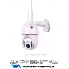 Câmera Speed Dome Ip Ptz Visão Noturna Wifi V-307r