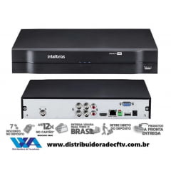 DVR Stand Alone para cftv e segurança Multi HD Intelbras MHDX-1104 - 4 Canais 1080p Lite + 1 Canal 2mp IP