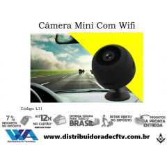 Mini Câmera ip wi-fi espiã com infra vermelho Ball L11
