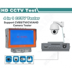 Testador De Cftv Monitor 4.3 Tester Camera Testador 4 Em 1 Cvbs/ahd/tvi/cvi