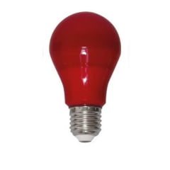 Lâmpadas Bulbo Led Colors 7w E27 Bivolt vermelho