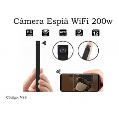 Mini Câmera noturna Ip Wi-fi Espiã 200w V88