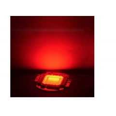 Patilha chip led vermelho 50w de reposição para refletor e etc