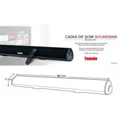 Caixa Som Sound Bar Tv C Bluetooth 80w Tomate Mts-2016