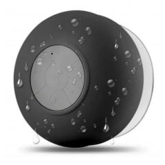 Mini Caixinha Som Bluetooth Prova Água Para Banheiro Ventosa