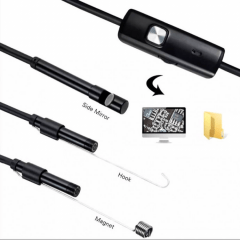 Câmera Endoscópica 6 LEDs USB 2 em 1 Android e PC 10 Metros Tomate - MNK-010