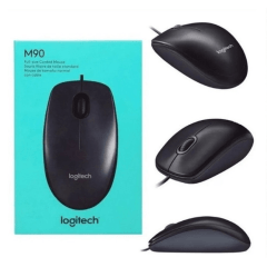 Mouse Logitech M90 - USB - 1000dpi - Preto