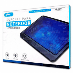 Base Cooler com Suporte para Notebook 15.4" - KP-9014