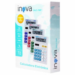 Calculadora Eletrônica 12 Dígitos Inova -CALC-7087
