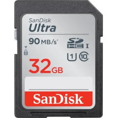 Cartão De Memória Sandisk 32gb 90mb/s Ultra Sdhc Uhs-i