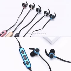 Fones de ouvido magnéticos Bluetooth Auscultadores MP3 de Esporte Estéreo com Microfone & Slots de cartão TF ST-K3