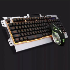 Kit Teclado E Mouse Gamer Sem Fio Jp-t3000 - Verde