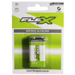 Bateria Alcalina 9V Flexgold - FX-9K1