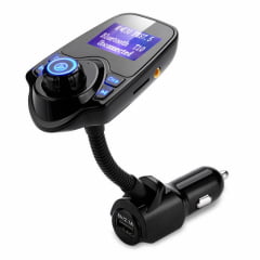 Transmissor Veicular FM Bluetooth Celular - T10