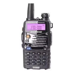 Rádio comunicador Ht Dual Band(uhf+vhf) Baofeng Uv-5ra + Fone