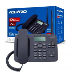 TELEFONE AQUÁRIO RURAL 2 CHIPS CA-42S 2G