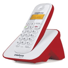 Telefone Sem Fio Intelbras Ts 3110 Branco/vermelho original + nota fiscal