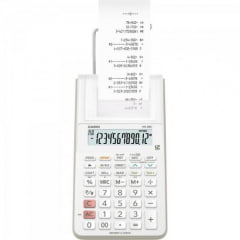Calculadora com Bobina 12 Dígitos HR-8RC-WE-B-DC Branca CASIO