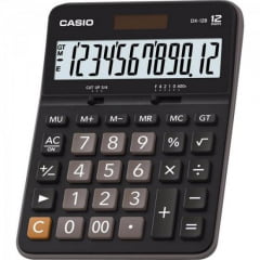Calculadora de Mesa 12 Dígitos DX-12B Preta CASIO