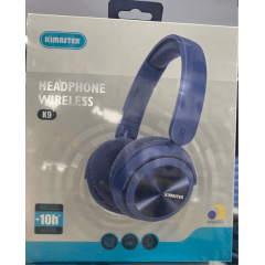 K9 Headphone Bluetooth Kimaster Original Headset Gamer Top azul