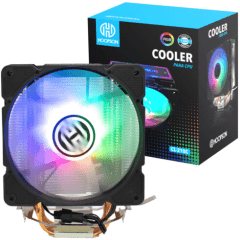 Air Cooler para Processador Intel / AMD com Led RGB HOOPSON - CL-210C