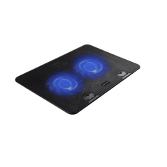 Base Gamer C3Tech para Notebook 2 Coolers LED Azul até 15.6' Silenciosa - NBC-50BK