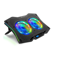Base Gamer para Notebook C3Tech com Cooler LED RGB 17.3' - NBC-400BK