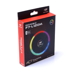 Cooler Fan C3Tech 12cm com Led RGB 5 Cores - F7-L120M