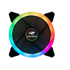 Cooler Fan C3Tech 12cm LED RGB Multi Cores - F7-L200RGB