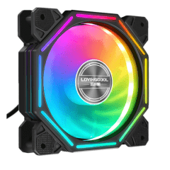 Cooler Fan RGB para Gabinete 120mm Hexagonal Preto HOOPSON - CL-140P
