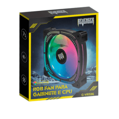 Cooler Fan RGB para Gabinete PC 120mm REVENGER - G-VR336