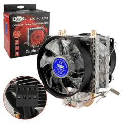 Air Cooler para Processador Intel / AMD com Led Vermelho HOOPSON - CL-190