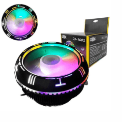 Cooler para Processador CPU Univesal Intel-Amd com Led RGB 120mm Dex - DX-7001