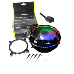 Cooler para Processador CPU Univesal Intel/Amd com Led RGB 120mm Dex - DX-7001