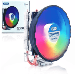 Cooler para Processador Intel & AMD com Led RGB KNUP - KP-VR330