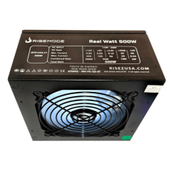 Fonte ATX 500W Gamer Rise Mode Atomic com Led Branco RM-FE-03-AT
