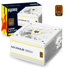 Fonte ATX 550W 80 Plus Bronze PFC Ativo Bivolt REVENGER - FO-MAX04