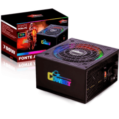 Fonte PC 700W RGB Bivolt CB-201 RGB