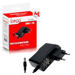 Fonte de Alimentação para Smart Tv Box 5v 2A Pino P4 (5.5 x 2.5mm) Knup - (KP-CA205)