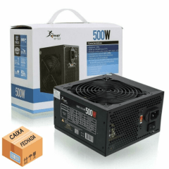 Fonte Gamer ATX 500W Silenciosa Bivolt Manual KNUP - KP-522 10 UNIDADES