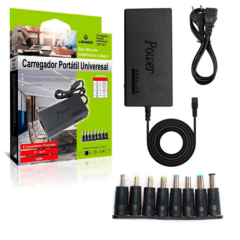 Somos importador e distribuidor de Fonte Universal para Notebook 120W com 8 Plugues - LEY-27