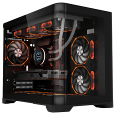 Gabinete Gamer Cube Madness M-ATX Sem Fan