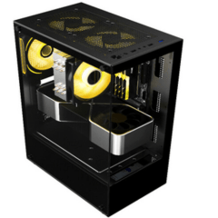 Gabinete Gamer Heydar Dark Liketec - Sem Fans