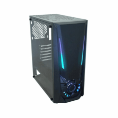 Gabinete Gamer K-Mex Jaeger II Led RGB Vidro Temperado - CG-02TJ