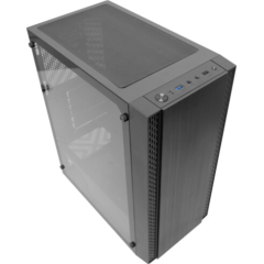 Gabinete Gamer K-Mex Pantera III Lateral Transparente Psu cover - CG-B1Z5