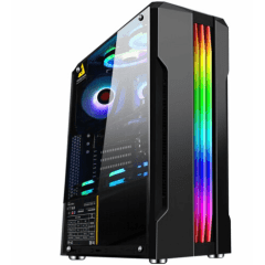 Gabinete Gamer Mymax Ciclope Mid Tower USB 3.0 Preto - MCA-CICLOPE/BK