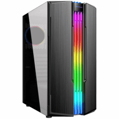 Gabinete Gamer Mymax Eternity Mid Tower USB 3.0 Preto RGB - MCA-ETERNITY/RGB